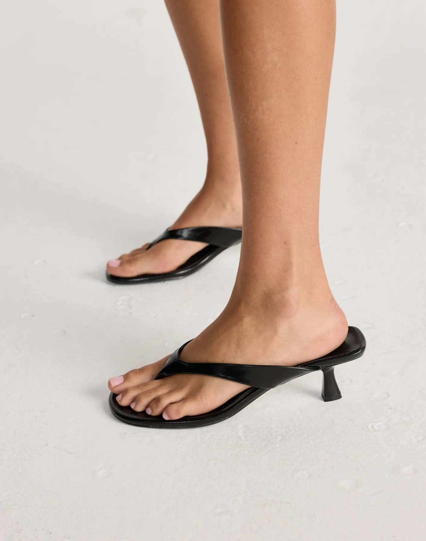 Niesha Heels (Black Shine) - By*Billini Online