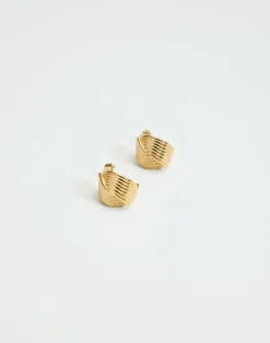 Niki Earrings (Gold)*CHARCOAL Hot