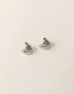 Niki Earrings (Silver)*CHARCOAL Best