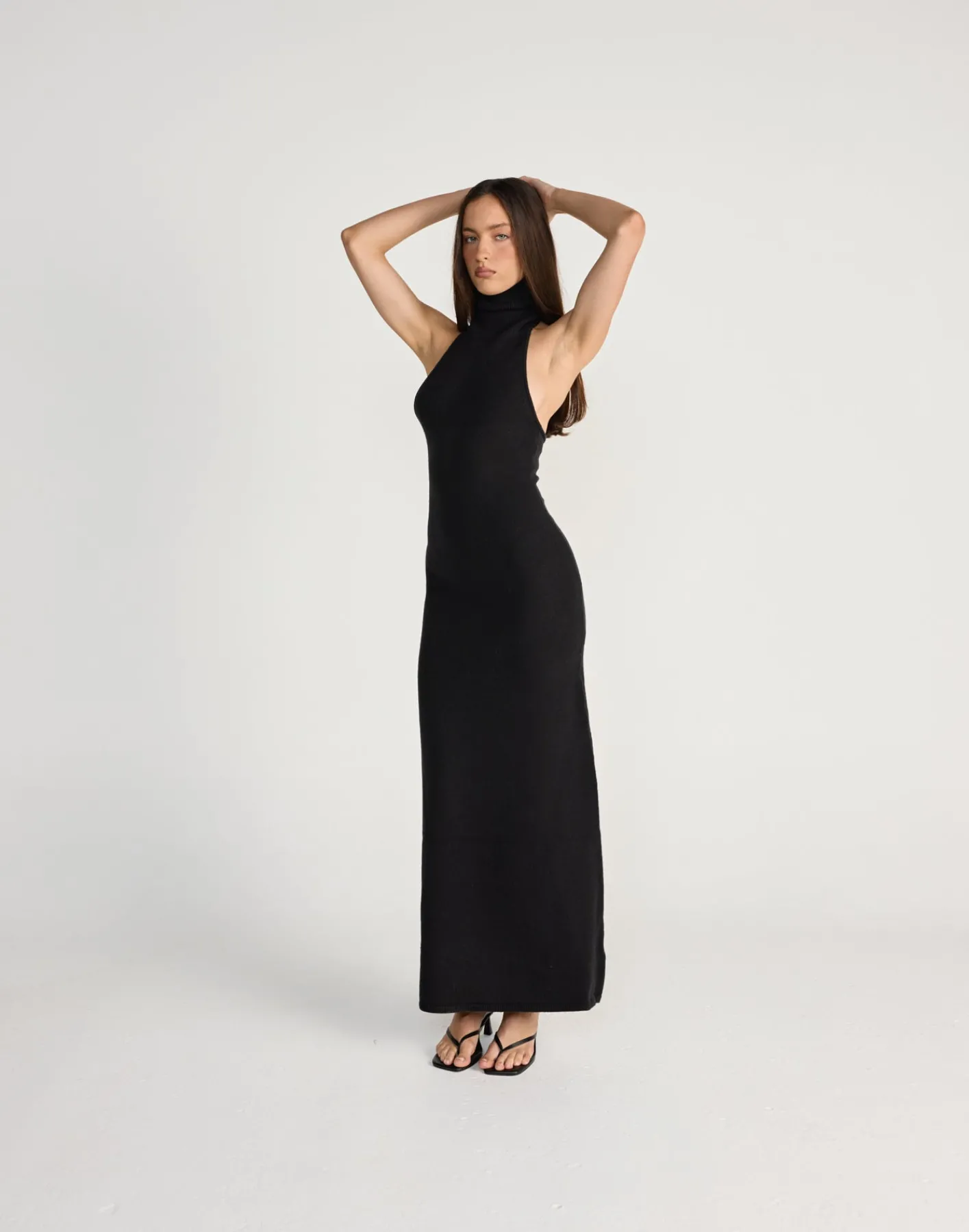 Ninette Maxi Dress (Black)*CHARCOAL CLOTHING Fashion