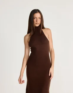 Ninette Maxi Dress (Chocolate)*CHARCOAL CLOTHING Online