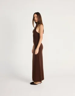 Ninette Maxi Dress (Chocolate)*CHARCOAL CLOTHING Online