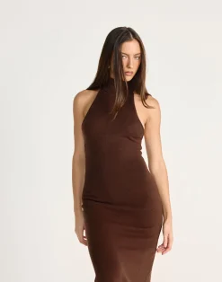 Ninette Maxi Dress (Chocolate)*CHARCOAL CLOTHING Online