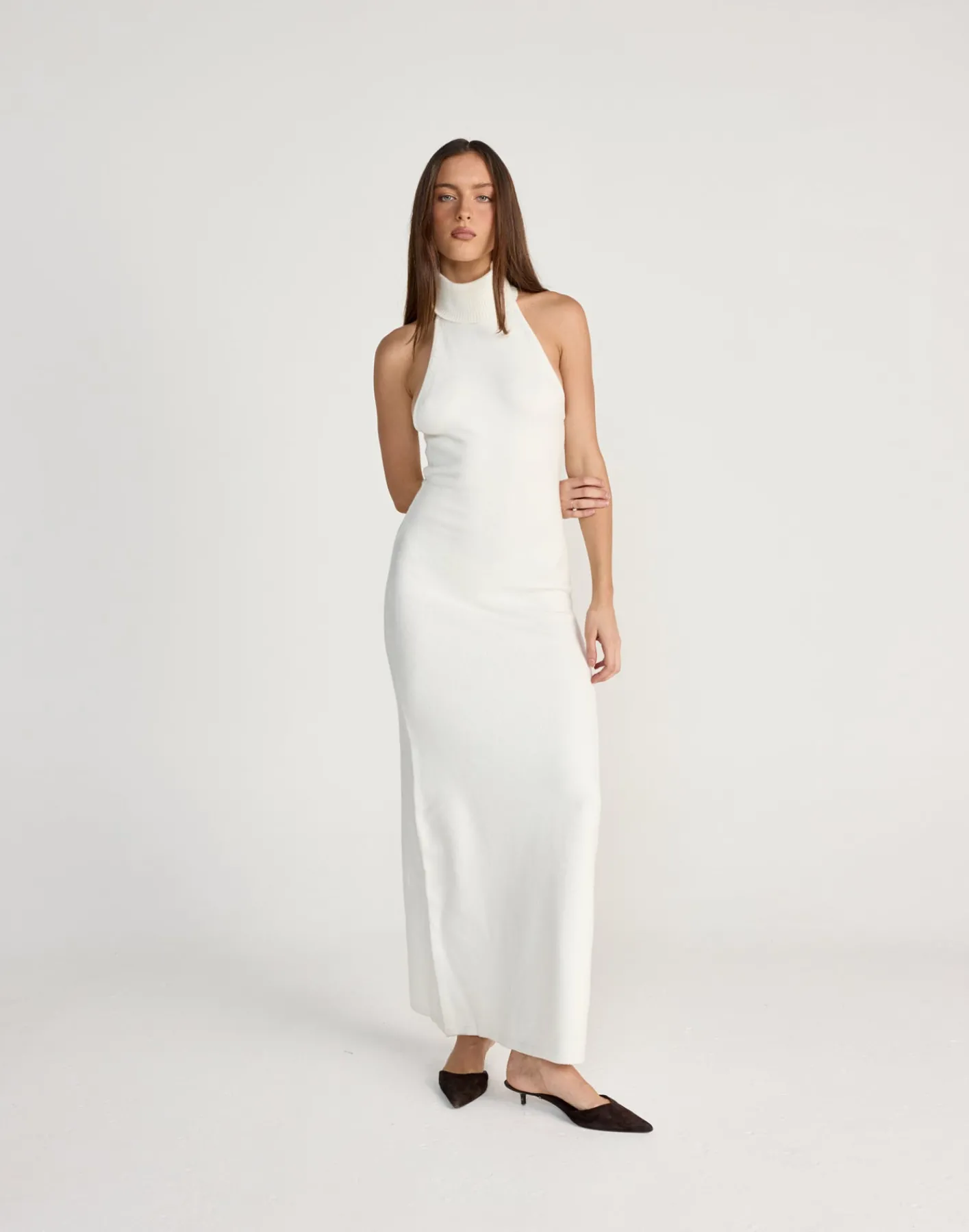 Ninette Maxi Dress (Off White)*CHARCOAL CLOTHING Sale