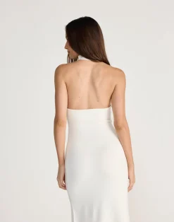 Ninette Maxi Dress (Off White)*CHARCOAL CLOTHING Sale