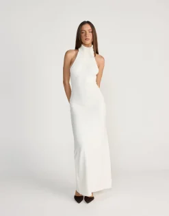 Ninette Maxi Dress (Off White)*CHARCOAL CLOTHING Sale