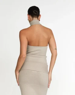 Ninette Top (Latte)*CHARCOAL Sale