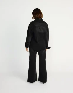 Nolan Denim Shirt (Black Faded)*CHARCOAL CLOTHING Fashion