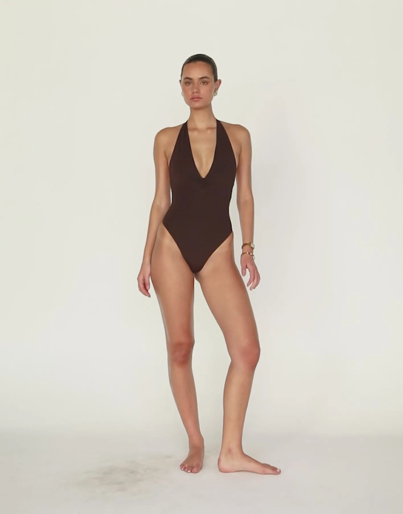 Nora One Piece (Chocolate)*CHARCOAL Clearance