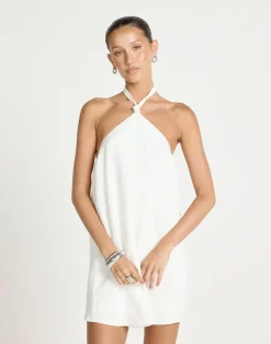 Olin Mini Dress (White)*CHARCOAL CLOTHING Online