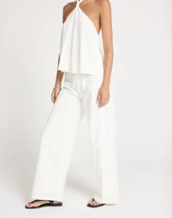 Olin Top (White)*CHARCOAL Hot