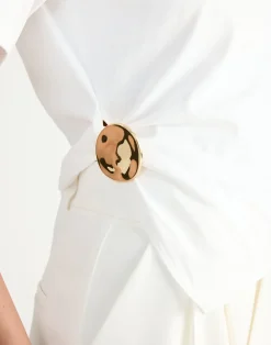 Olivia Brooch (Gold)*CHARCOAL Fashion