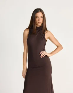 Oren Maxi Dress (Chocolate)*CHARCOAL CLOTHING Hot