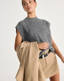 Oriana Vest (Slate)*CHARCOAL CLOTHING Outlet
