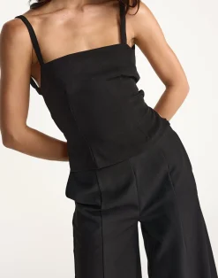Paint The Town Top (Black)*CHARCOAL Outlet