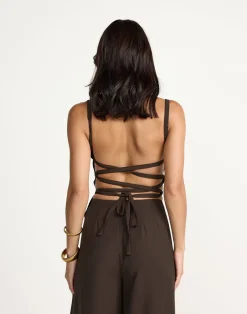 Paint The Town Top (Chocolate)*CHARCOAL Fashion