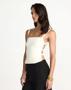 Paint The Town Top (Cream)*CHARCOAL Sale