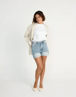 Palmer Denim Shorts (Mid Faded)*CHARCOAL CLOTHING Fashion