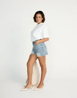 Palmer Denim Shorts (Mid Faded)*CHARCOAL CLOTHING Fashion