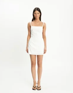 Paradise Mini Dress (White)*CHARCOAL CLOTHING Fashion