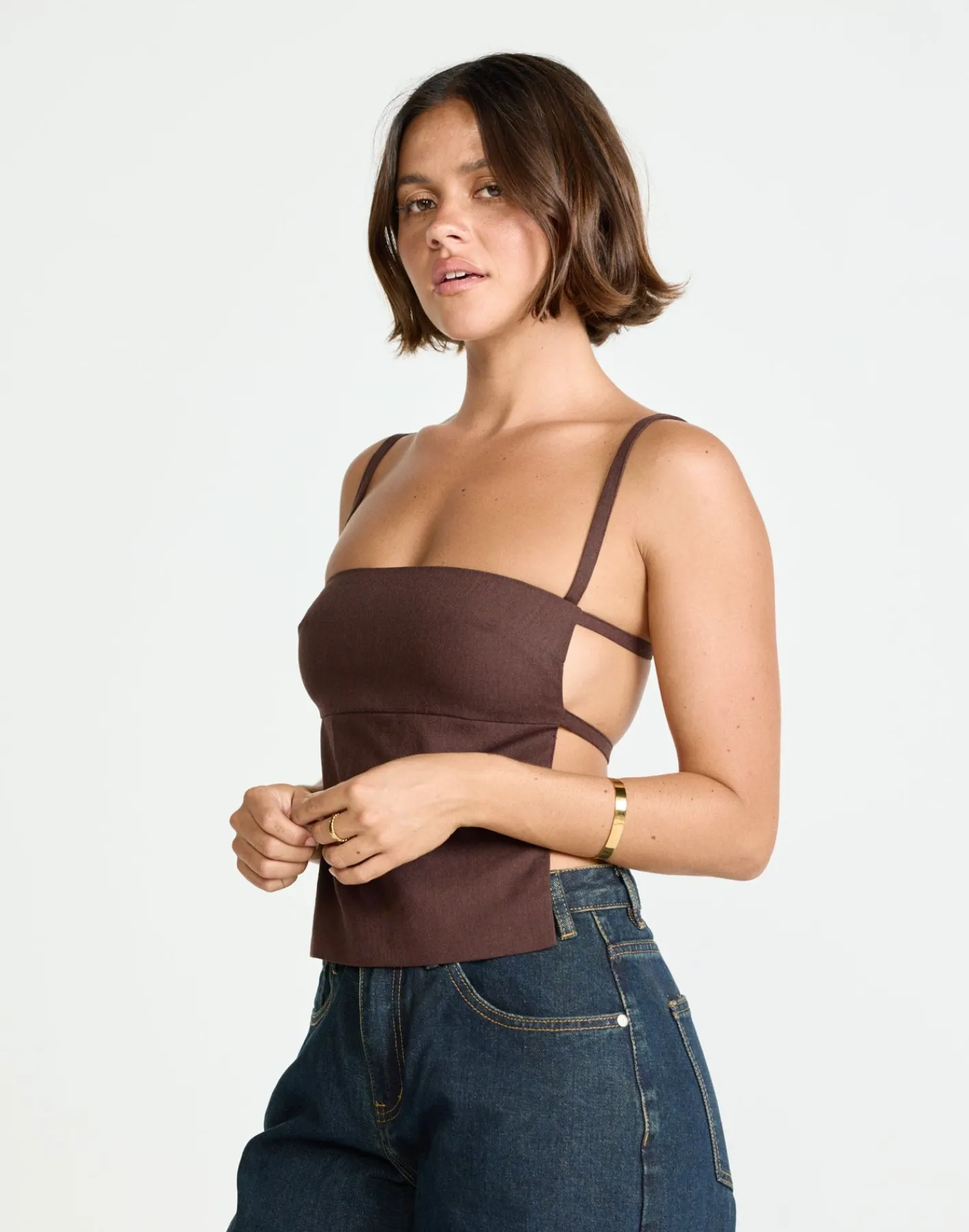 Paradise Top (Chocolate)*CHARCOAL CLOTHING Outlet