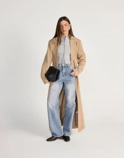 Pax Trench Coat (Mushroom)*CHARCOAL CLOTHING Best