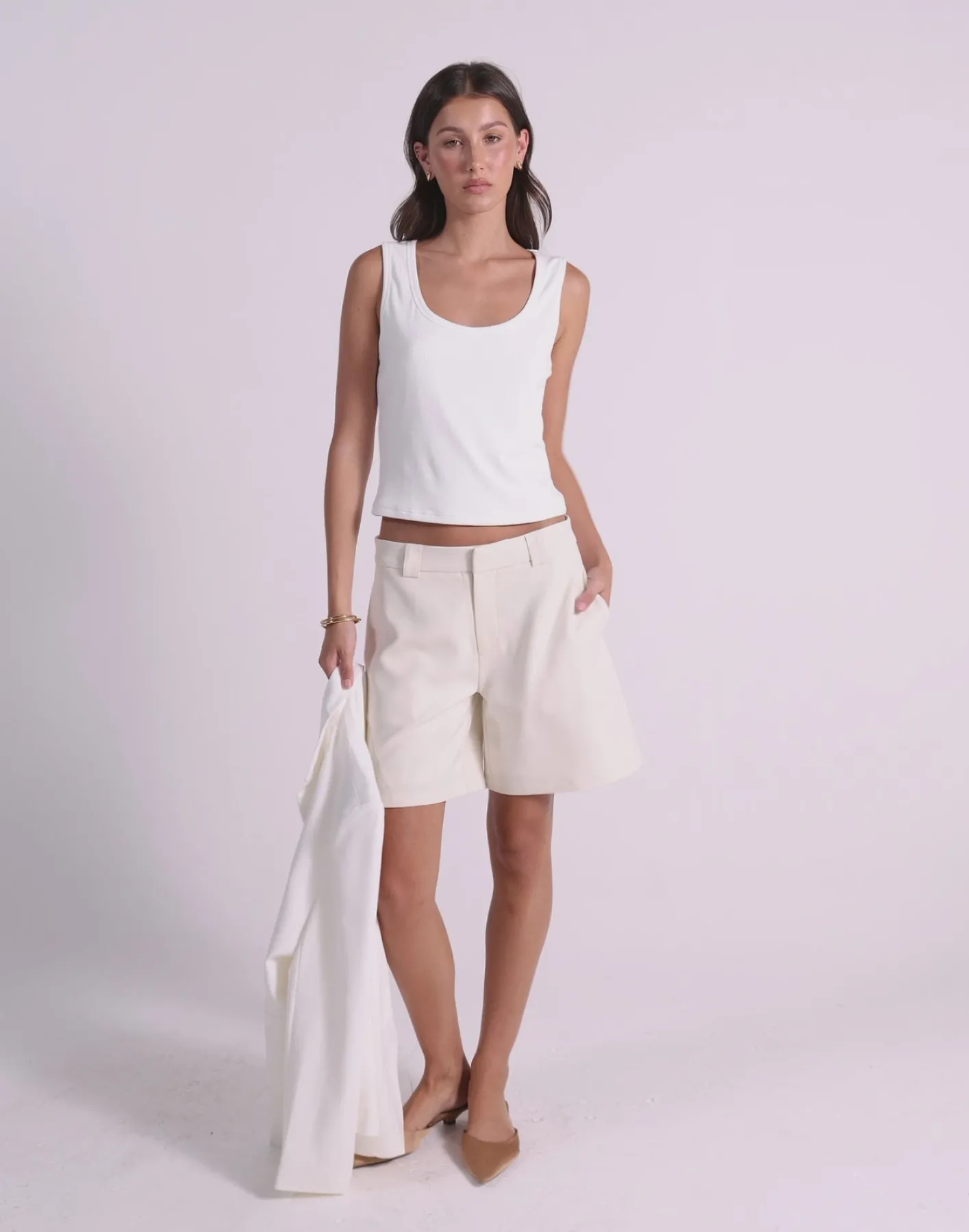 Pearson Shorts (Oat)*CHARCOAL CLOTHING Hot