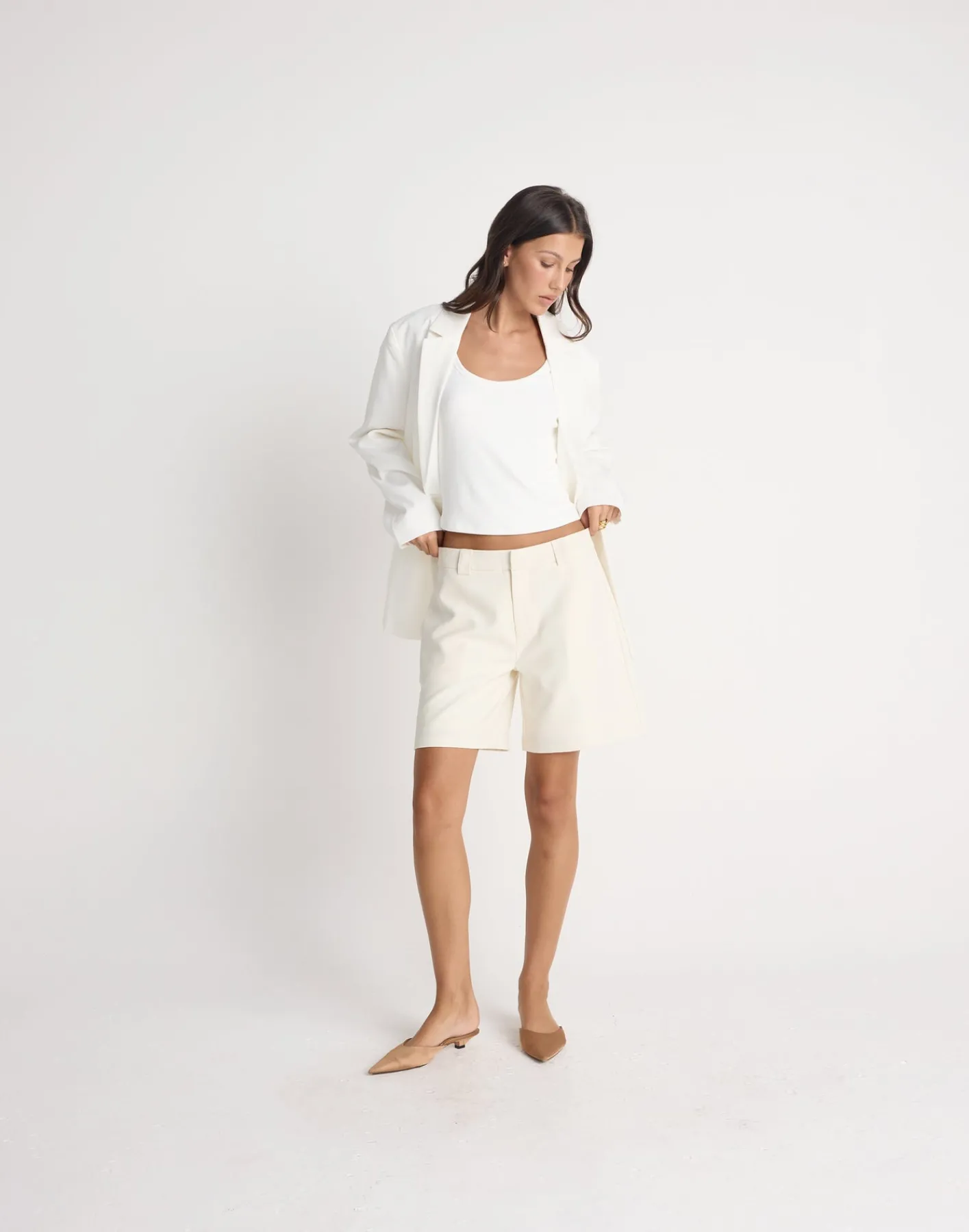 Pearson Shorts (Oat)*CHARCOAL CLOTHING Hot