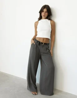 Phoenix Pants (Fossil)*CHARCOAL Clearance