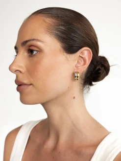 Pip Earrings (Gold/ Silver)*CHARCOAL Discount