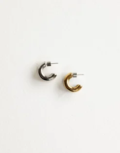 Pip Earrings (Gold/ Silver)*CHARCOAL Discount