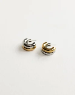 Pip Earrings (Gold/ Silver)*CHARCOAL Hot
