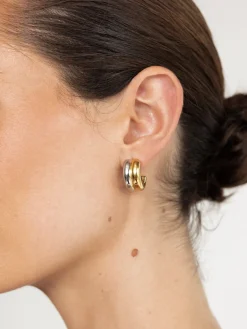 Pip Earrings (Gold/ Silver)*CHARCOAL Hot
