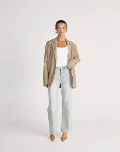 Quilla Blazer (Textured Sage)*CHARCOAL CLOTHING Clearance