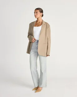 Quilla Blazer (Textured Sage)*CHARCOAL CLOTHING Clearance