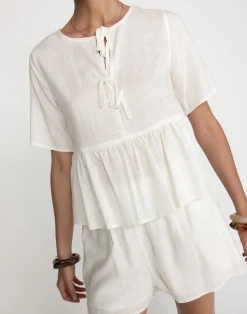 Rachel Shorts (White)*CHARCOAL Sale