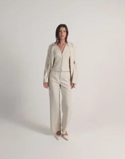 Reagan Blazer (Cream Marle)*CHARCOAL CLOTHING Clearance