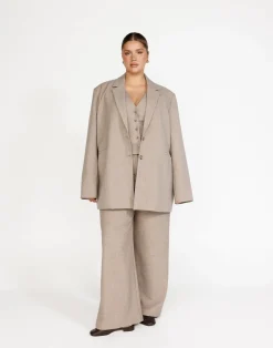 Reagan Blazer (Stone)*CHARCOAL Discount