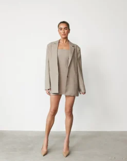 Reagan Blazer (Stone)*CHARCOAL Discount