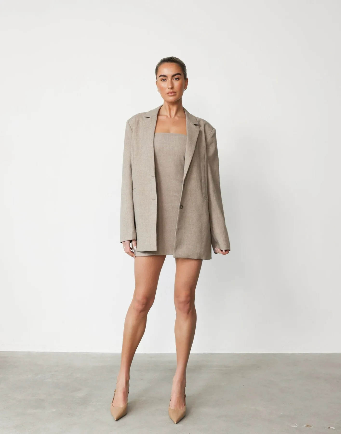 Reagan Blazer (Stone)*CHARCOAL Discount