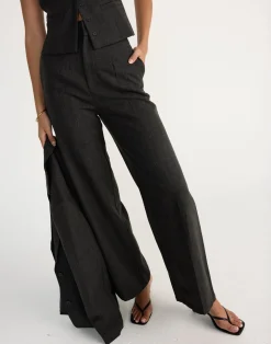 Reagan Pants (Black Marle)*CHARCOAL CLOTHING Fashion