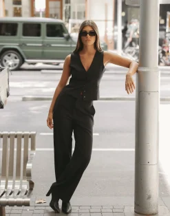 Reagan Pants (Textured Black)*CHARCOAL Sale