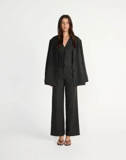 Reagan Vest (Black Marle)*CHARCOAL CLOTHING New