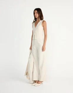 Reagan Vest (Cream Marle)*CHARCOAL CLOTHING Sale