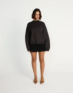 Reece Jumper (Chocolate Marle)*CHARCOAL CLOTHING New