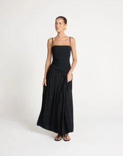 Reese Maxi Dress (Black)*CHARCOAL CLOTHING Hot