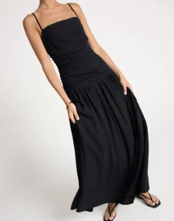 Reese Maxi Dress (Black)*CHARCOAL CLOTHING Hot