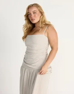 Reese Maxi Dress (Latte)*CHARCOAL CLOTHING Discount