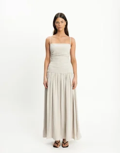 Reese Maxi Dress (Latte)*CHARCOAL CLOTHING Discount
