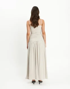 Reese Maxi Dress (Latte)*CHARCOAL CLOTHING Discount